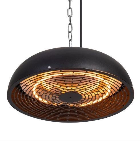 Recessed infrared ceiling heater