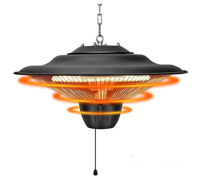 Waterproof heater for pergola